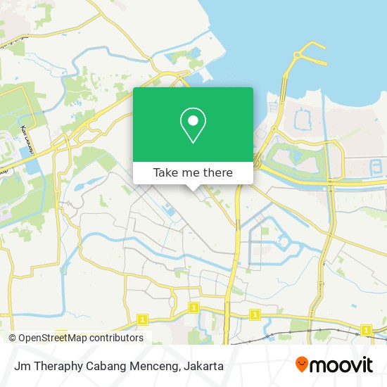 Jm Theraphy Cabang Menceng map