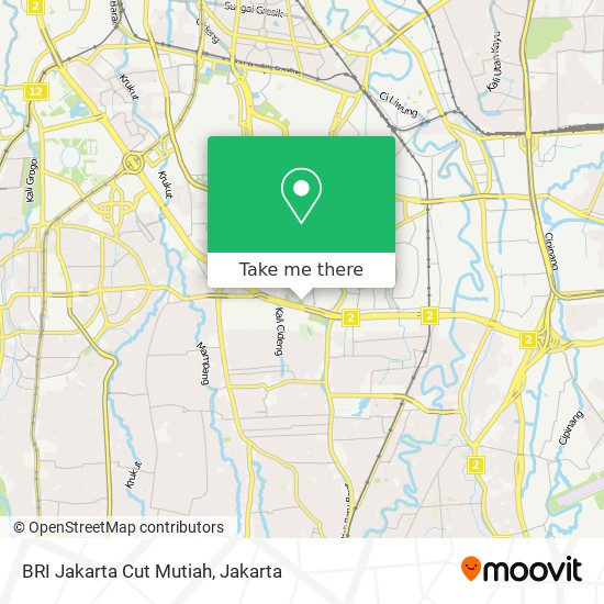 BRI Jakarta Cut Mutiah map