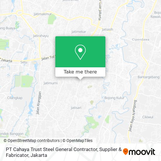 PT Cahaya Trust Steel General Contractor, Supplier & Fabricator map