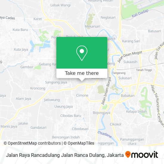 Jalan Raya Rancadulang Jalan Ranca Dulang map