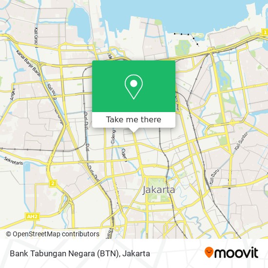 Bank Tabungan Negara (BTN) map