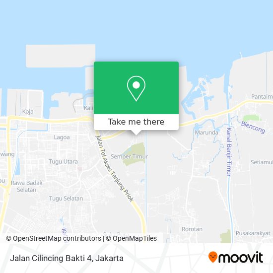 Jalan Cilincing Bakti 4 map