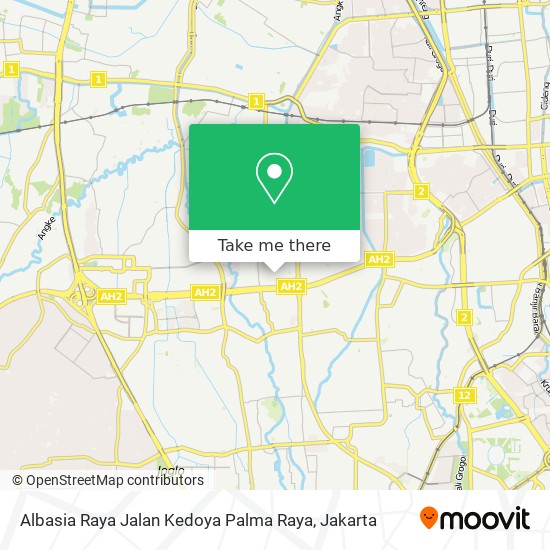 Albasia Raya Jalan Kedoya Palma Raya map