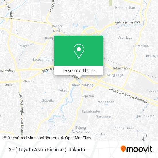 TAF ( Toyota Astra Finance ) map