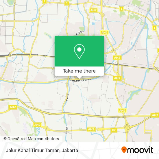 Jalur Kanal Timur Taman map