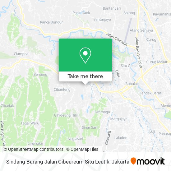 Sindang Barang Jalan Cibeureum Situ Leutik map