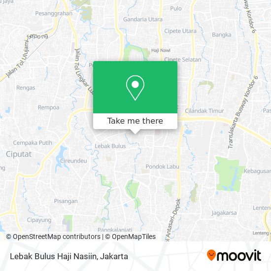 Lebak Bulus Haji Nasiin map