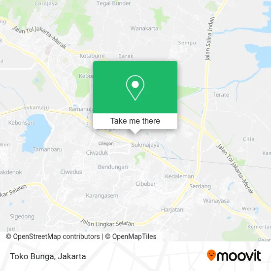 Toko Bunga map