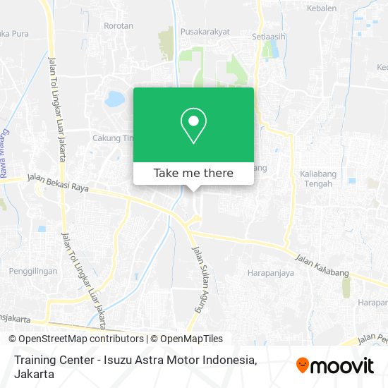 Training Center - Isuzu Astra Motor Indonesia map