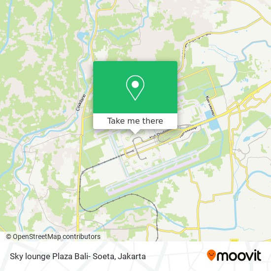 Sky lounge Plaza Bali- Soeta map