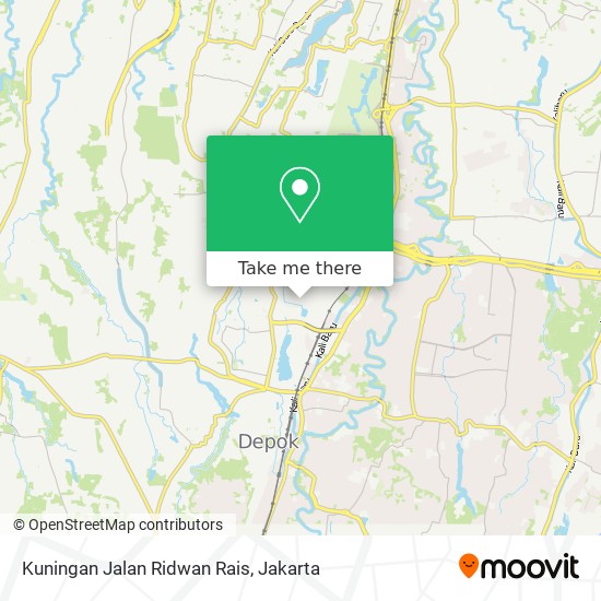 Kuningan Jalan Ridwan Rais map