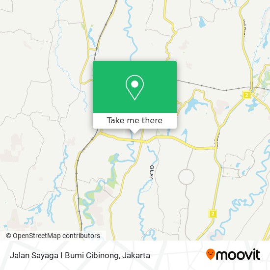 Jalan Sayaga I Bumi Cibinong map