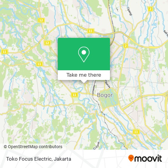 Toko Focus Electric map