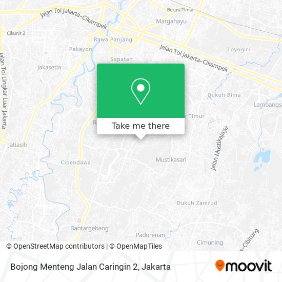 Bojong Menteng Jalan Caringin 2 map