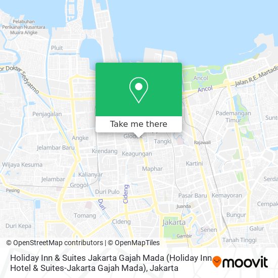 Holiday Inn & Suites Jakarta Gajah Mada map