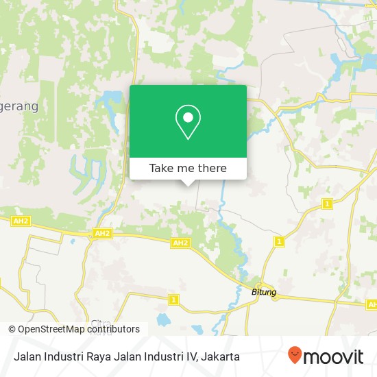 Jalan Industri Raya Jalan Industri IV, Cikupa map