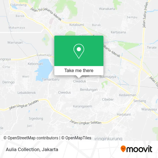 Aulia Collection map