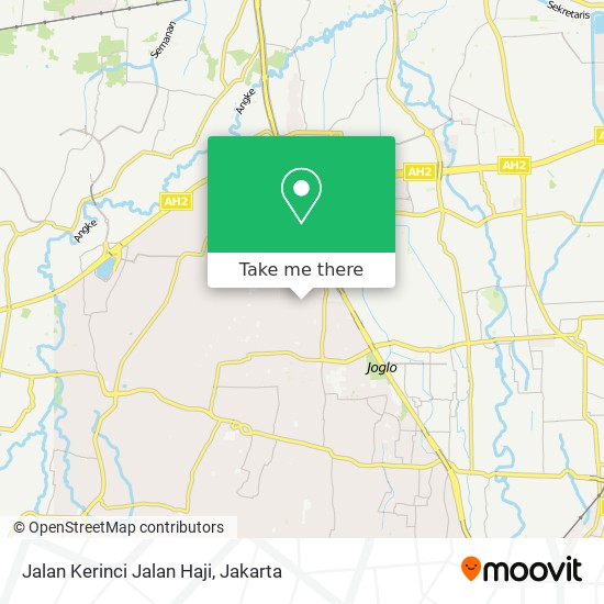 Jalan Kerinci Jalan Haji map