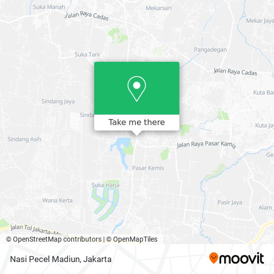 Nasi Pecel Madiun map