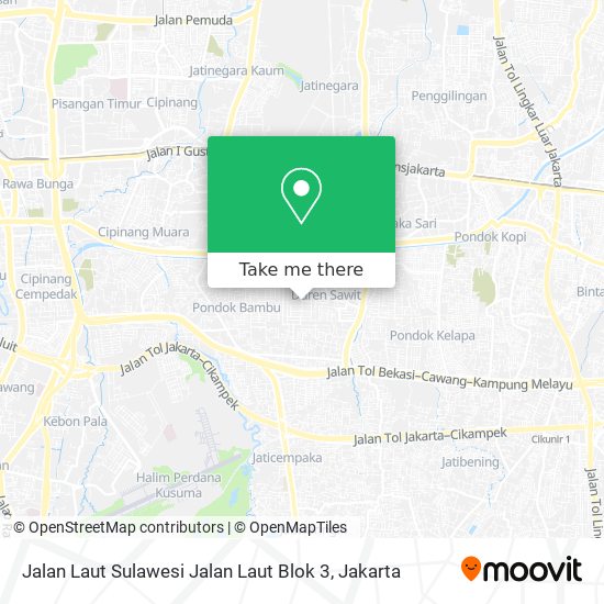 Jalan Laut Sulawesi Jalan Laut Blok 3 map