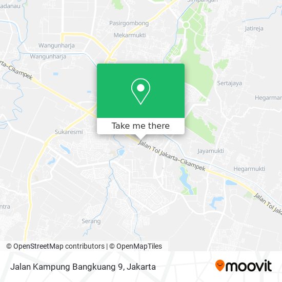 Jalan Kampung Bangkuang 9 map