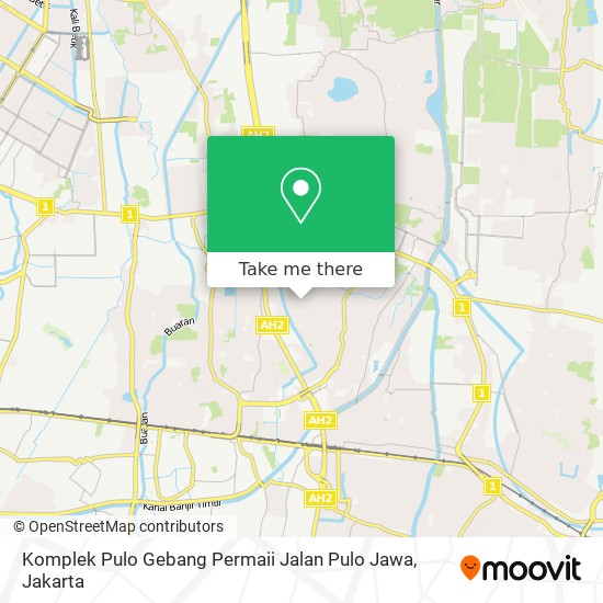 Komplek Pulo Gebang Permaii Jalan Pulo Jawa map