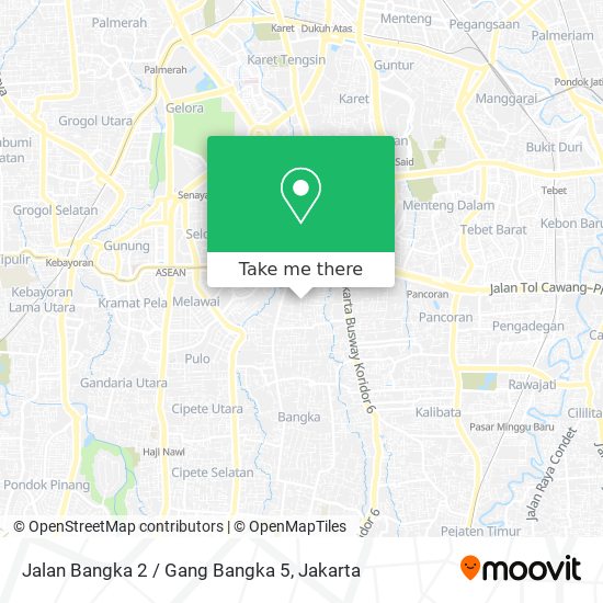 Jalan Bangka 2 / Gang Bangka 5 map