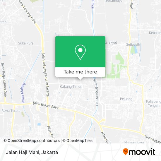 Jalan Haji Mahi map