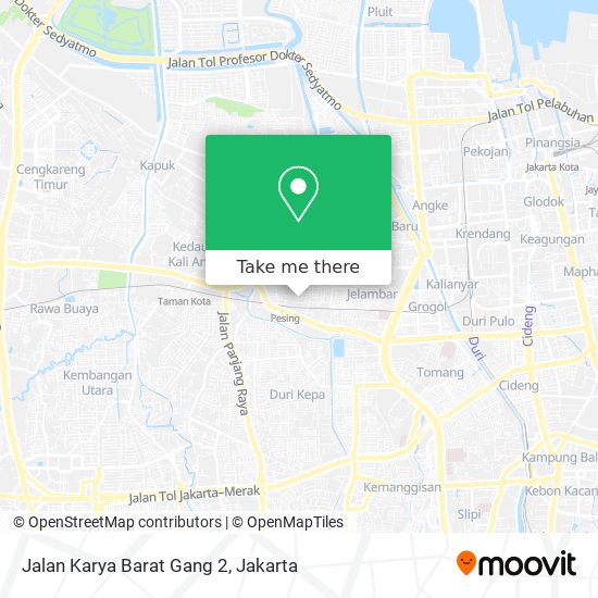 Jalan Karya Barat Gang 2 map