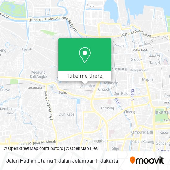 Jalan Hadiah Utama 1 Jalan Jelambar 1 map