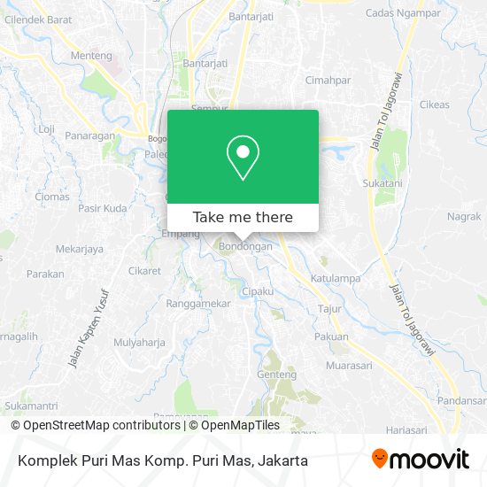 Komplek Puri Mas Komp. Puri Mas map