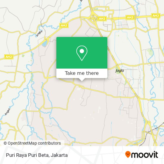 Puri Raya Puri Beta map