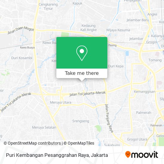 Puri Kembangan Pesanggrahan Raya map