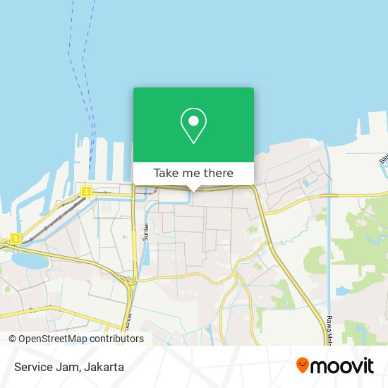 Service Jam map