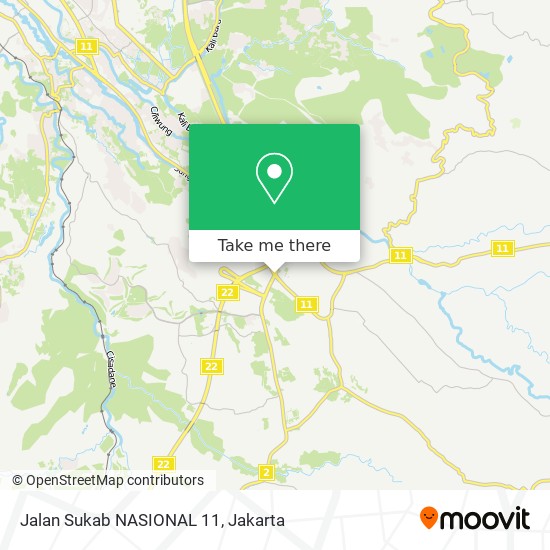 Jalan Sukab NASIONAL 11 map