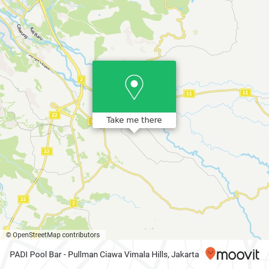 PADI Pool Bar - Pullman Ciawa Vimala Hills map