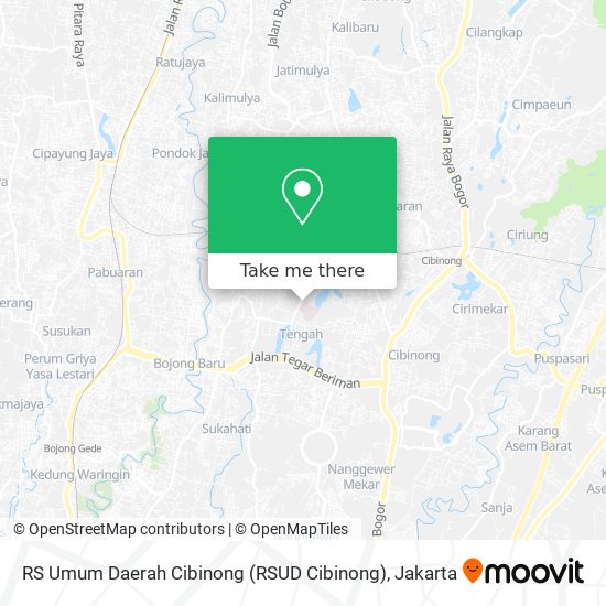 RS Umum Daerah Cibinong (RSUD Cibinong) map