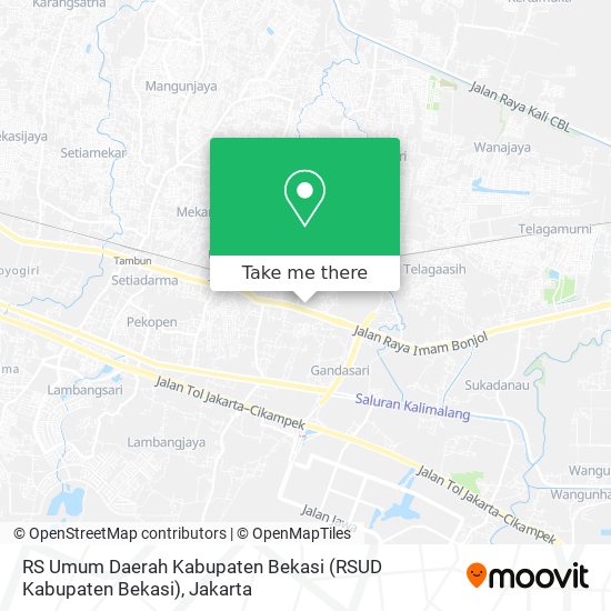 RS Umum Daerah Kabupaten Bekasi (RSUD Kabupaten Bekasi) map