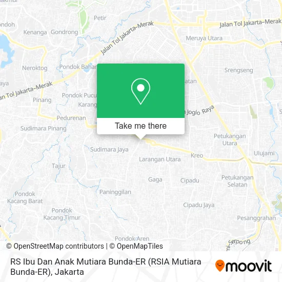 RS Ibu Dan Anak Mutiara Bunda-ER (RSIA Mutiara Bunda-ER) map