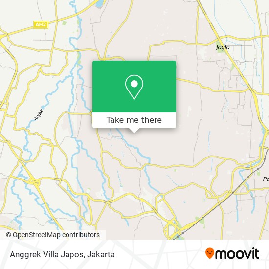 Anggrek Villa Japos map