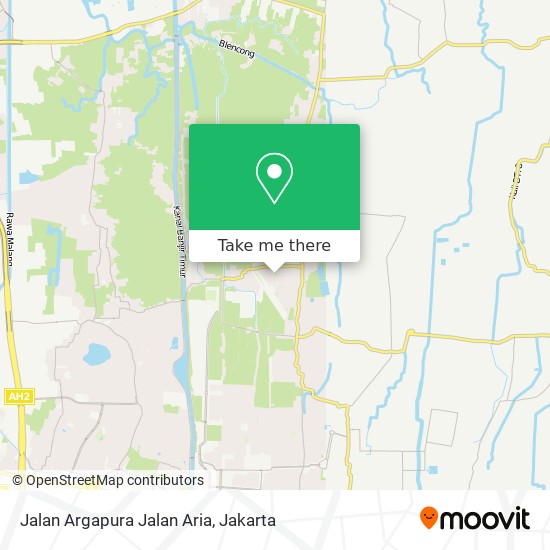 Jalan Argapura Jalan Aria map