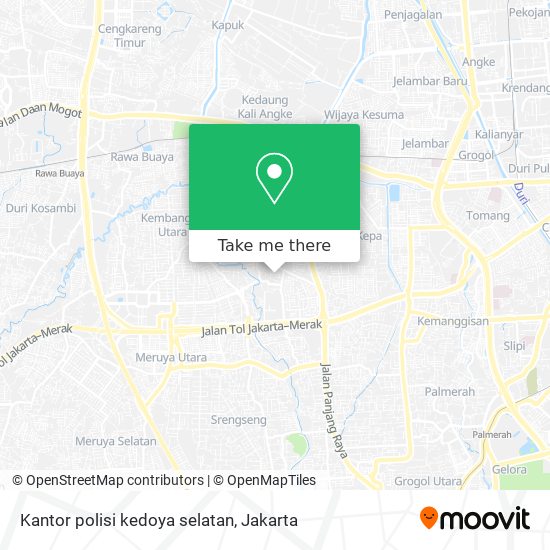 Kantor polisi kedoya selatan map