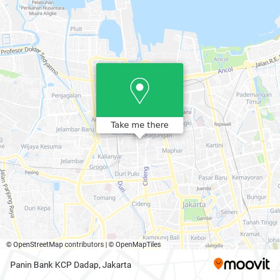 Panin Bank KCP Dadap map