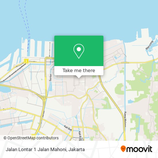 Jalan Lontar 1 Jalan Mahoni map