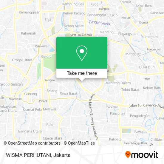 WISMA PERHUTANI map