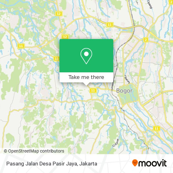 Pasang Jalan Desa Pasir Jaya map