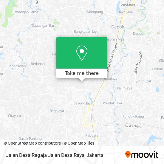 Jalan Desa Ragaja Jalan Desa Raya map