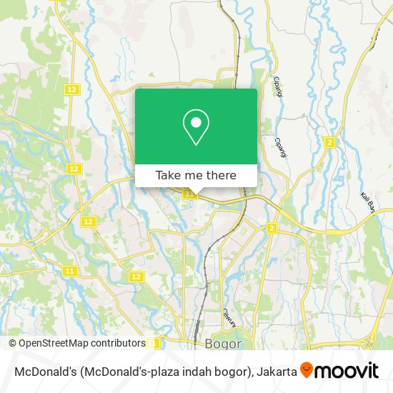 McDonald's (McDonald's-plaza indah bogor) map