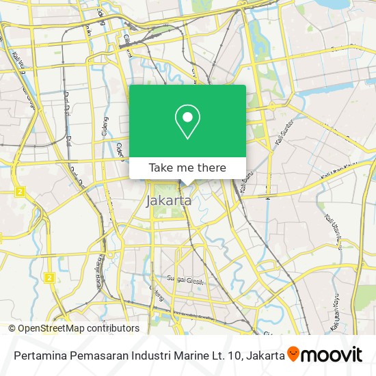 Pertamina Pemasaran Industri Marine Lt. 10 map