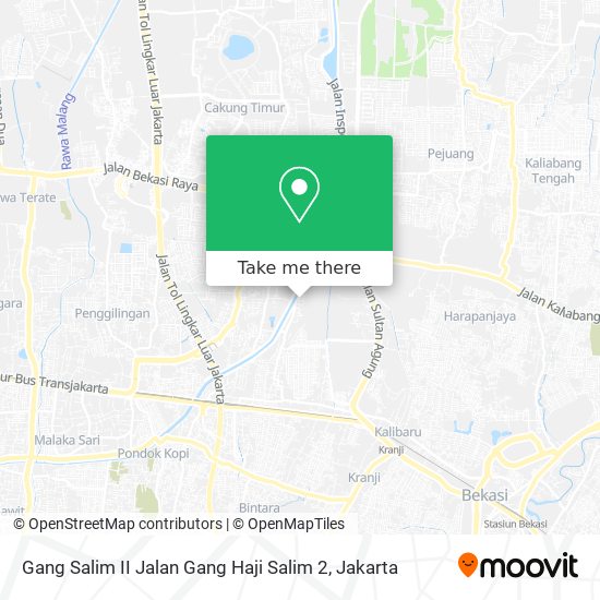 Gang Salim II Jalan Gang Haji Salim 2 map